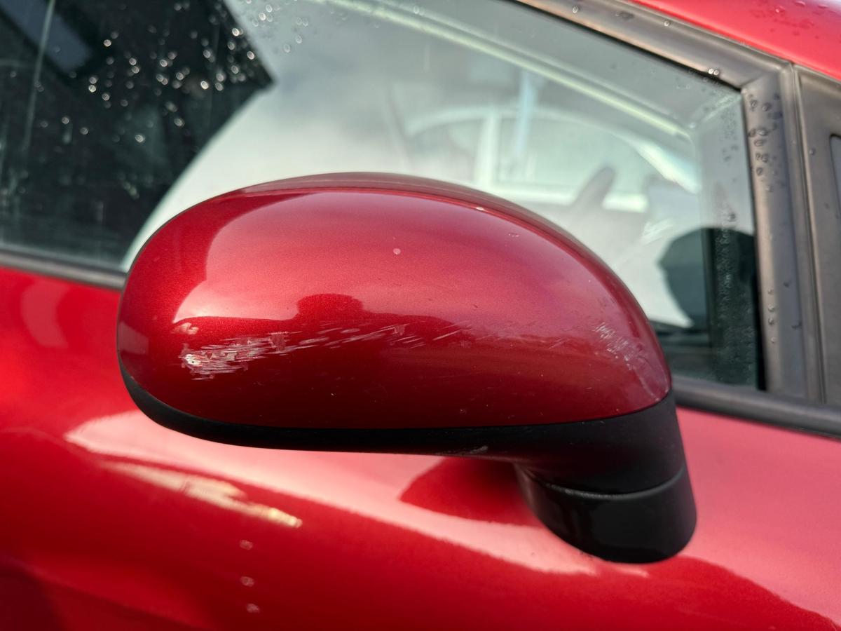 Seat Leon 1P original Au&szlig;enspiegel rechts LS3X Rojo Rubi Vorfacelift BJ06